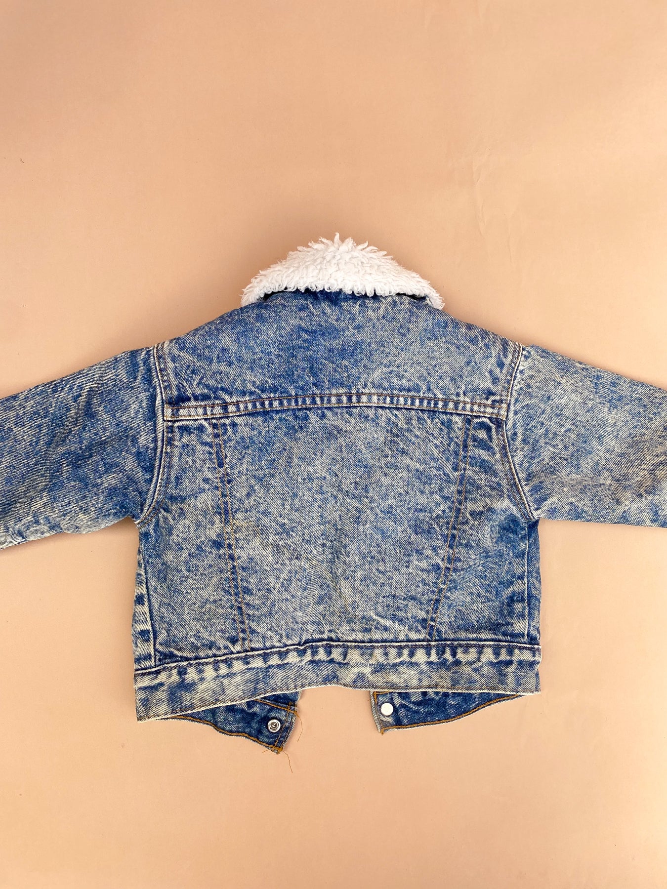 VINTAGE Kids Levi's Acid Wash Sherpa Jacket 3