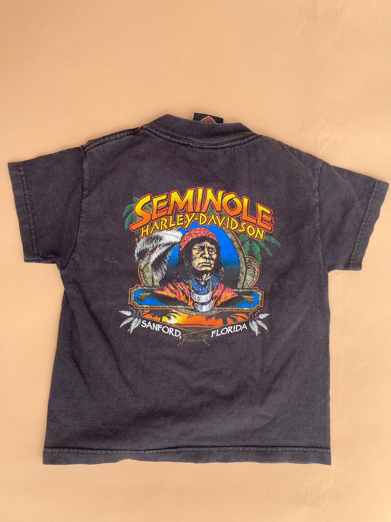 VINTAGE Kids Harley Davidson Tee 2-4