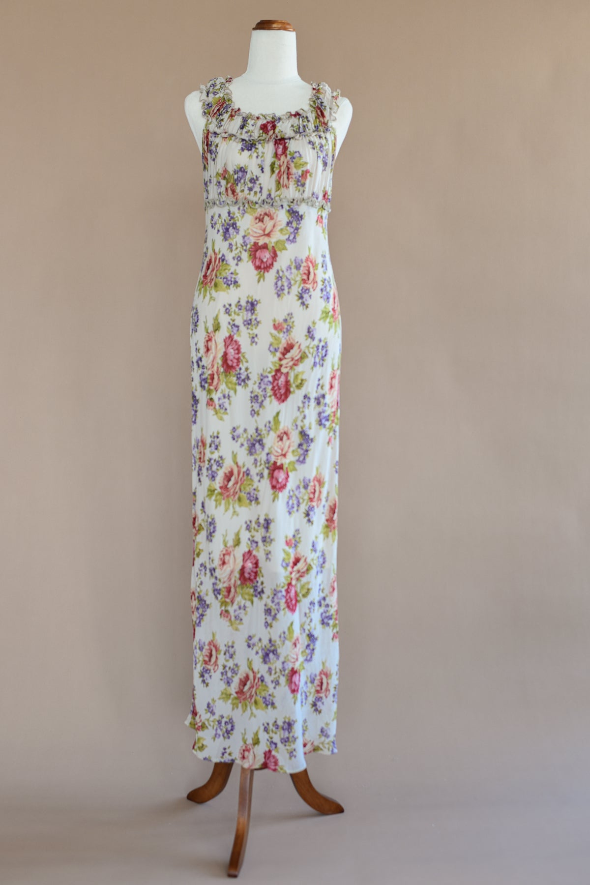 VINTAGE Y2K Maxi Floral Nightgown Style Dress S/M/L