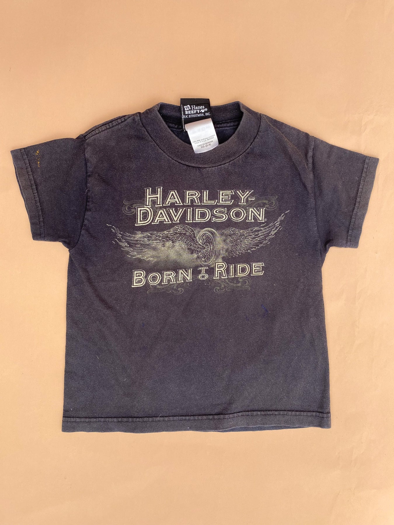 VINTAGE Kids Harley Davidson Tee 2-4