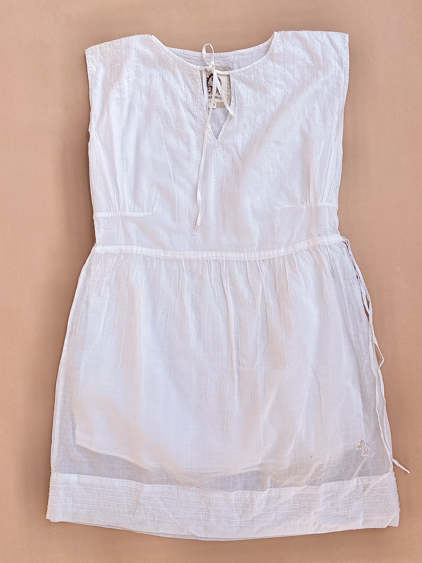 CHASING UNICORNS Kids Cotton Beaded Dress 3-7