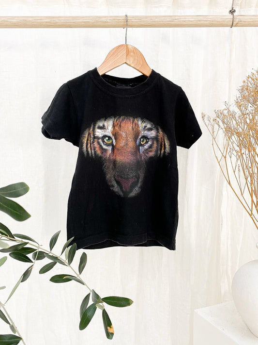 VINTAGE Kids Tiger Eyes Tee 3-4