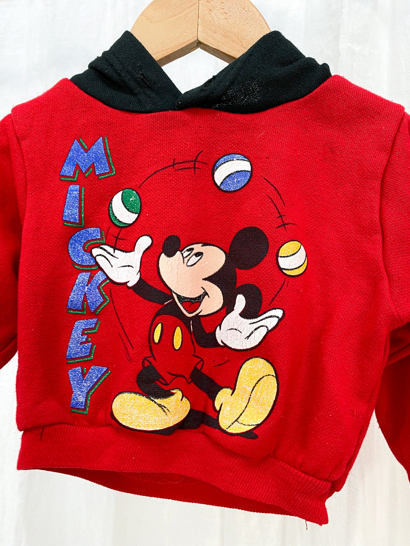 VINTAGE Kids 1980's Mickey Mouse Jumper 6-12M